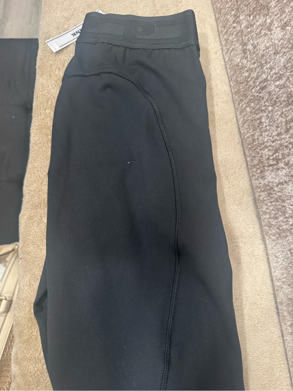 PINK Victoria's Secret Black High-Waist Leggings